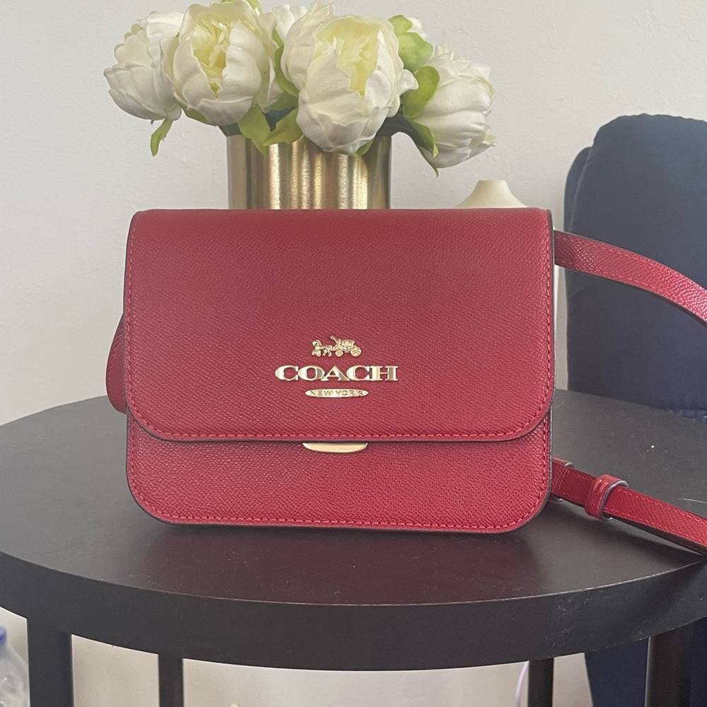 Leather Crossbody Purse - Coach